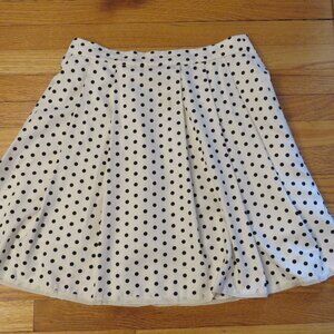 J-Crew Factory Polk-a-Dot skirt - Lined - Size 6 - EUC
